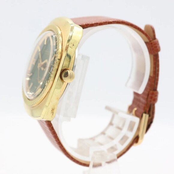 Vintage 1971 Caravelle 824-1 Green Fluted Men's Automatic Wristwatch 11 UKACB - Picture 5 of 5